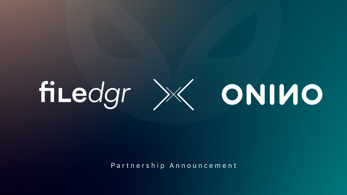 Partner announcement with onino blockchain company